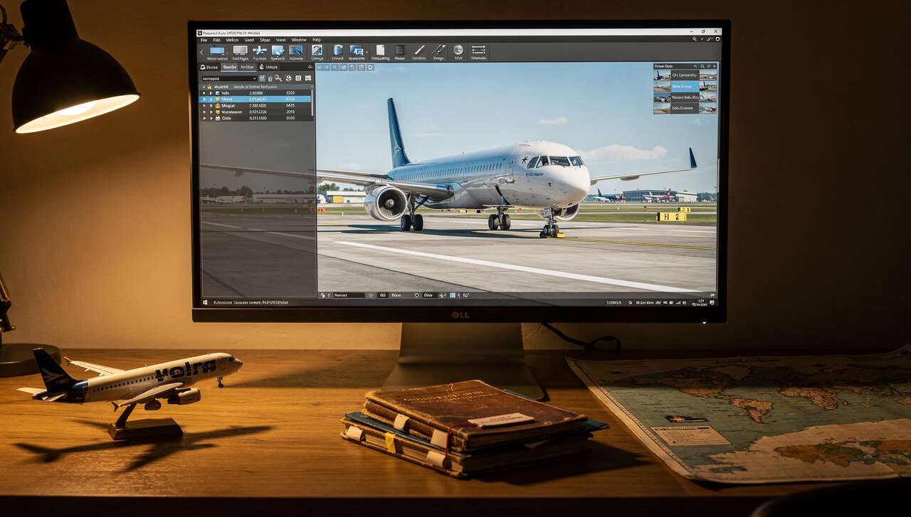 Comment déclarer une scène dans P3D ?