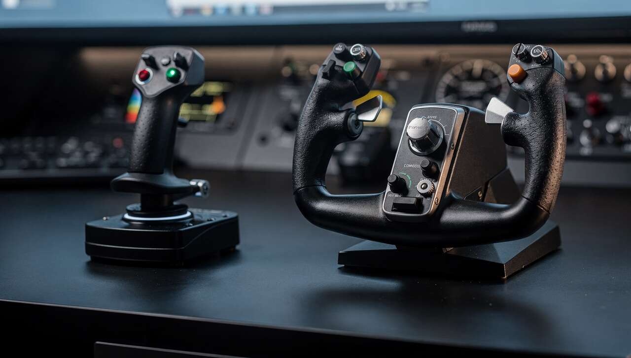 Avantages du joystick pour la simulation aérienne
