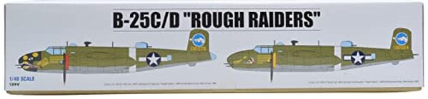 Explorez les moindres détails de la maquette haut de gamme B-25C/D rough raiders à l'échelle 1 : 48 et plongez dans l'univers fascinant des modèles réduits d'exception.