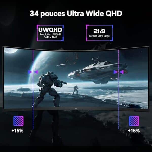 Découvrez le test complet de l'écran gamer incurvé KTC H34S18S : performance, design et expérience immersive.