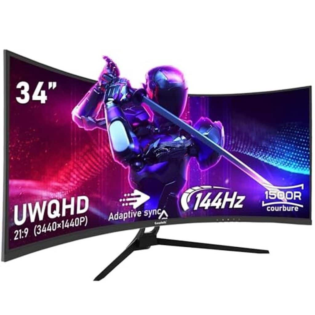 Test de l'écran incurvé 34" Gawfolk 144Hz : immersion totale