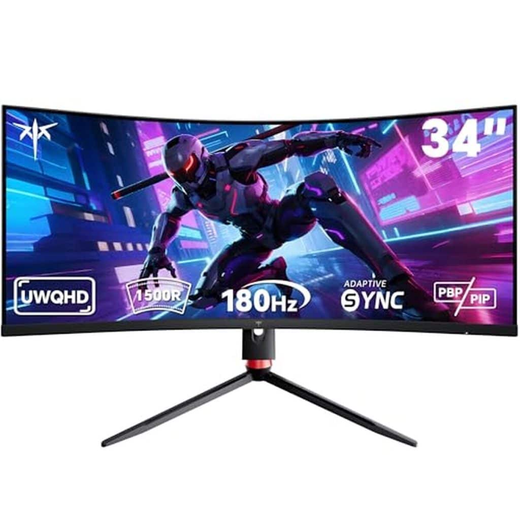 Test : écran gamer incurvé KTC 34 pouces H34S18S