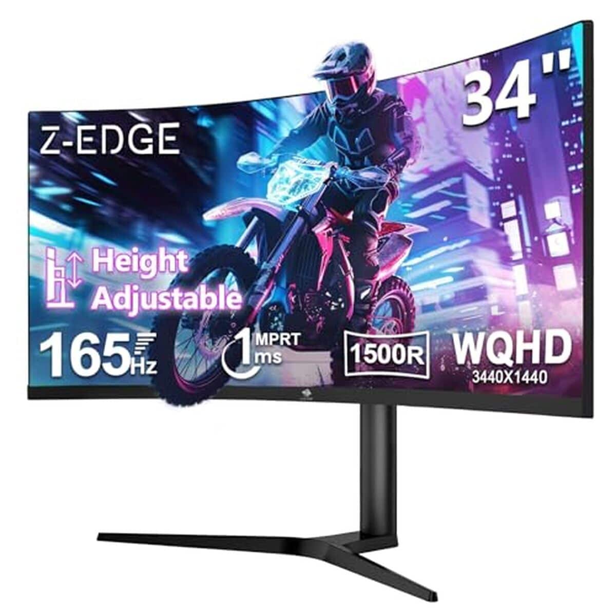 Test : écran PC gamer ultra large Z-Edge 34'' 165Hz 1500R