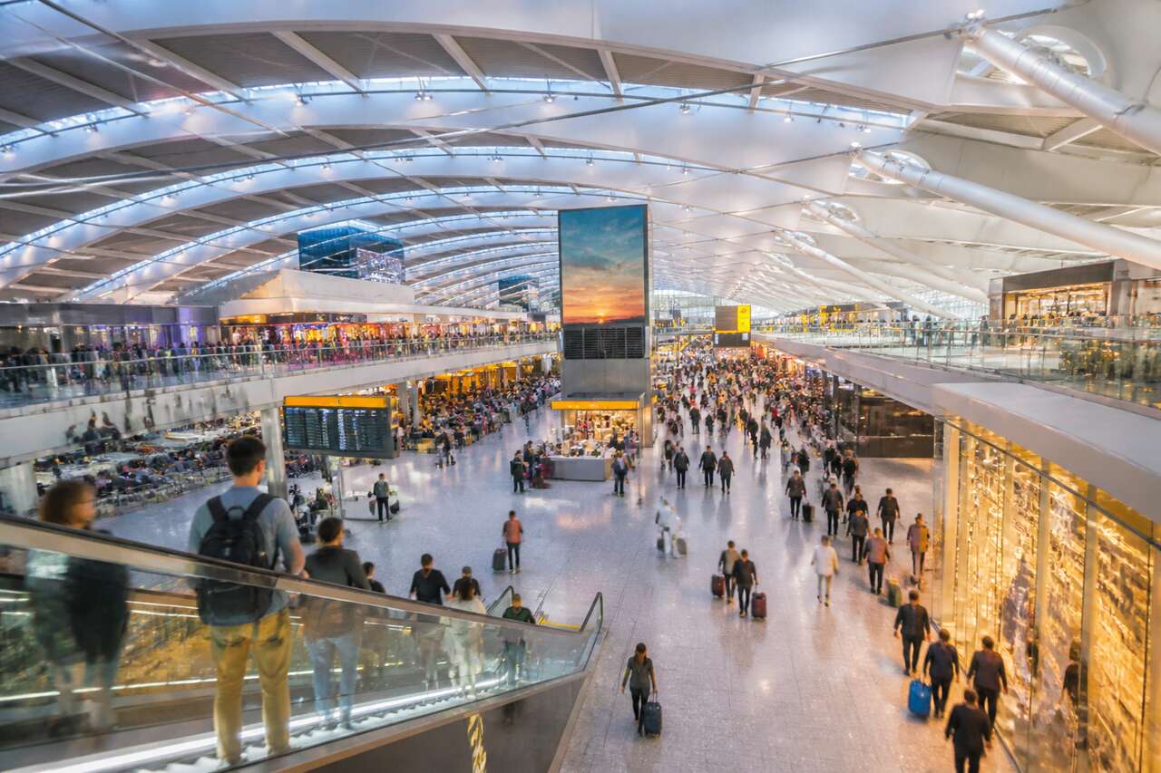 Heathrow Terminal 5 : somptuosité et gestion efficace des flux passagers
