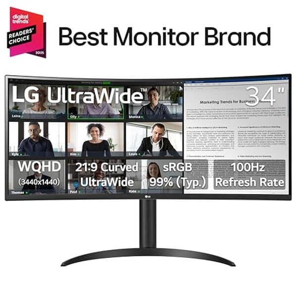 Découvrez notre test détaillé de l'écran LG 34WR55QK-B, un moniteur ultrawide 34 pouces incurvé offrant une immersion totale pour le gaming et la productivité. 