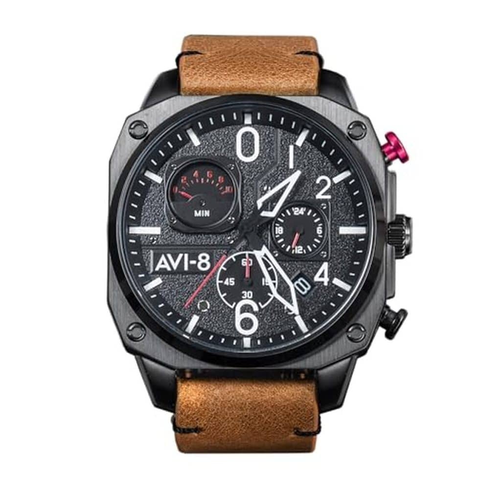Test AVI-8 Hawker Hunter : la montre chronographe rétrograde au style militaire