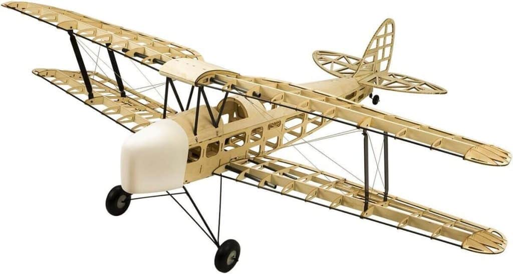 Test : avion radiocommandé de Havilland Tiger Moth 1400 mm