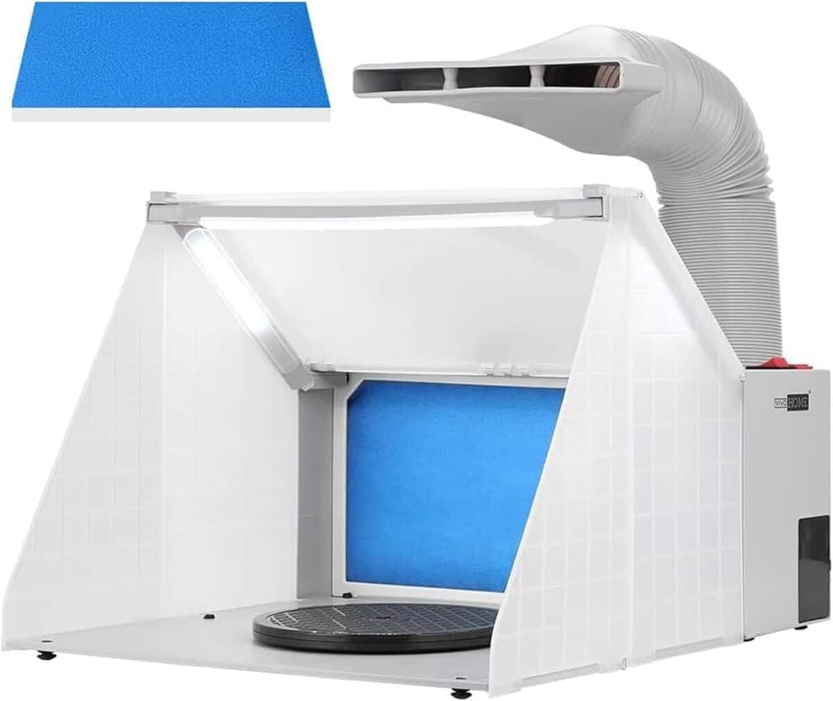 Test de la cabine de peinture VIVOHOME : portable, lED et multifonction