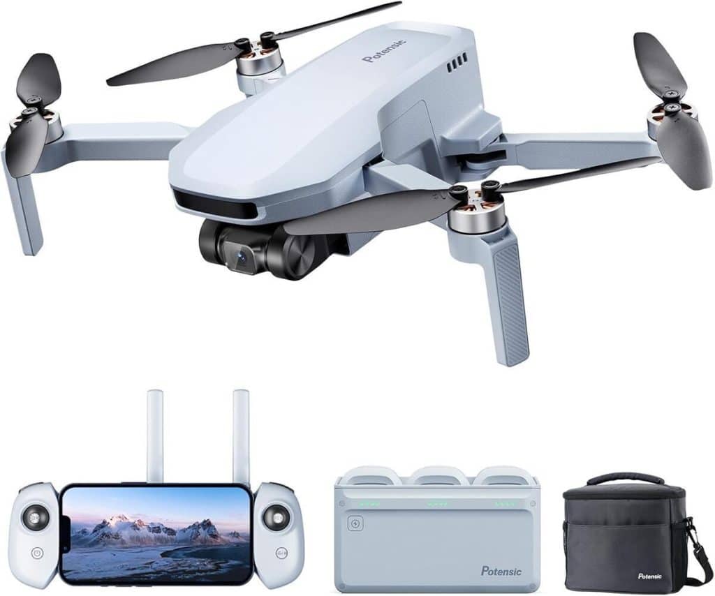 Test drone Potensic ATOM SE GPS : caméra 4k et 93 minutes de vol