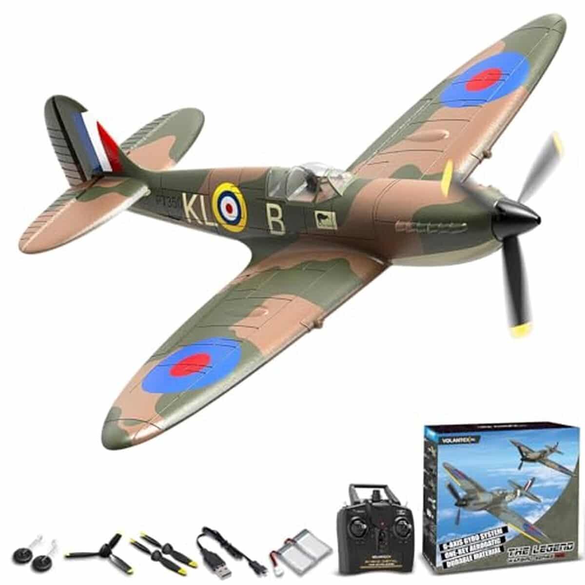 Test du volantexrc Spitfire : avion RC 4 canaux pour débutants
