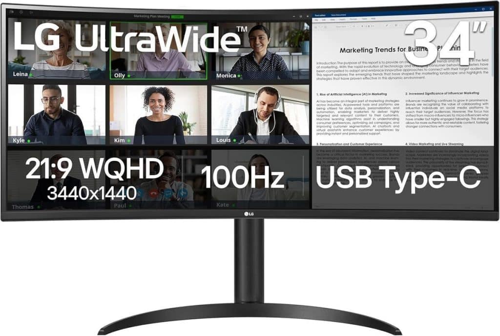 Test : écran LG 34WR55QK-B, immersion totale 34" UltraWide