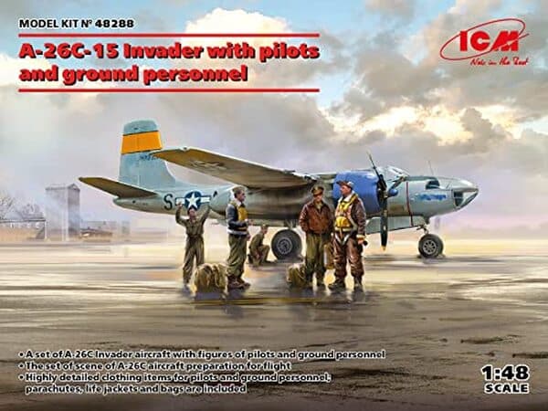 Découvrez notre avis détaillé sur la maquette avion militaire A-26C-15 envahisseur ICM 48288 à l'échelle 1/48 : qualité, pièces et montage