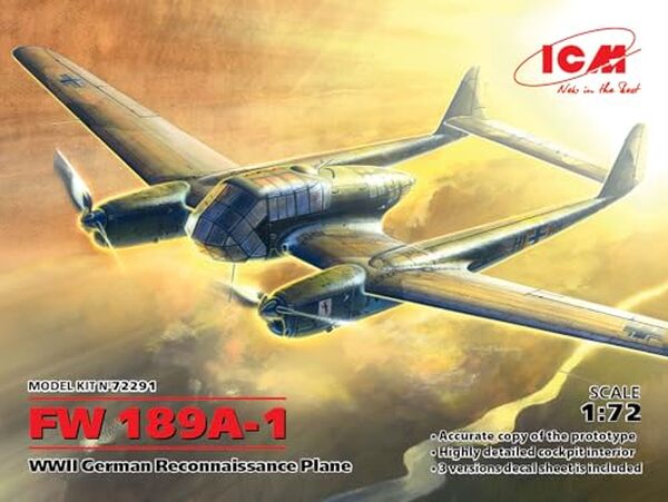 Découvrez notre test complet du kit maquette ICM 72291 du FW 189A-1 en échelle 1/72 : qualité des pièces, montage et finitions pour les passionnés d'aviation militaire. 