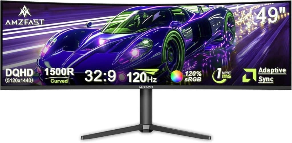 Test Amzfast AMZG49C7U : écran gamer incurvé 49