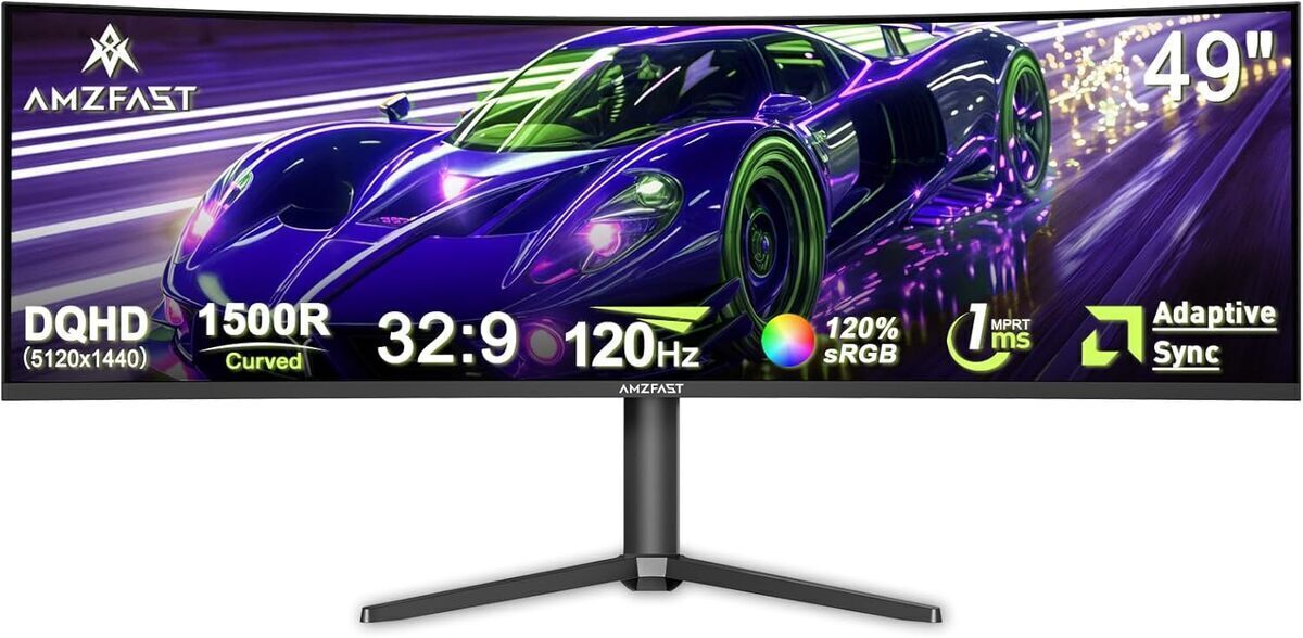 Test Amzfast AMZG49C7U : écran gamer incurvé 49