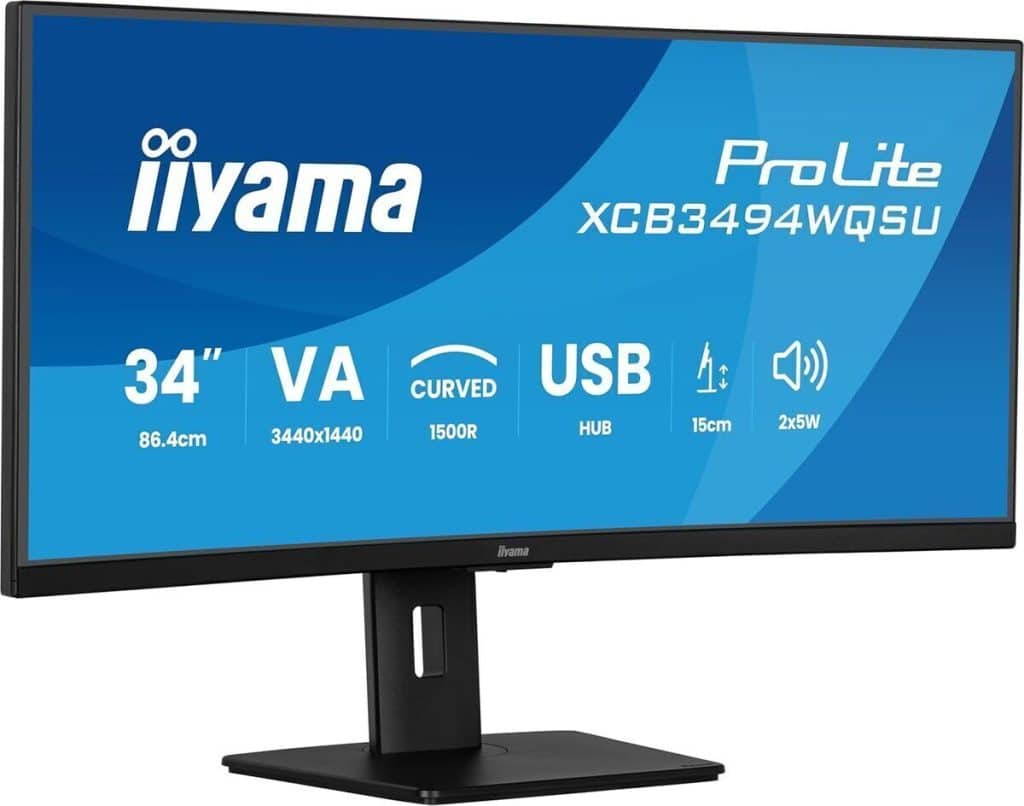 Test de l'écran iiyama Prolite XCB3494WQSU-B1 34 pouces uwqhd 120hz