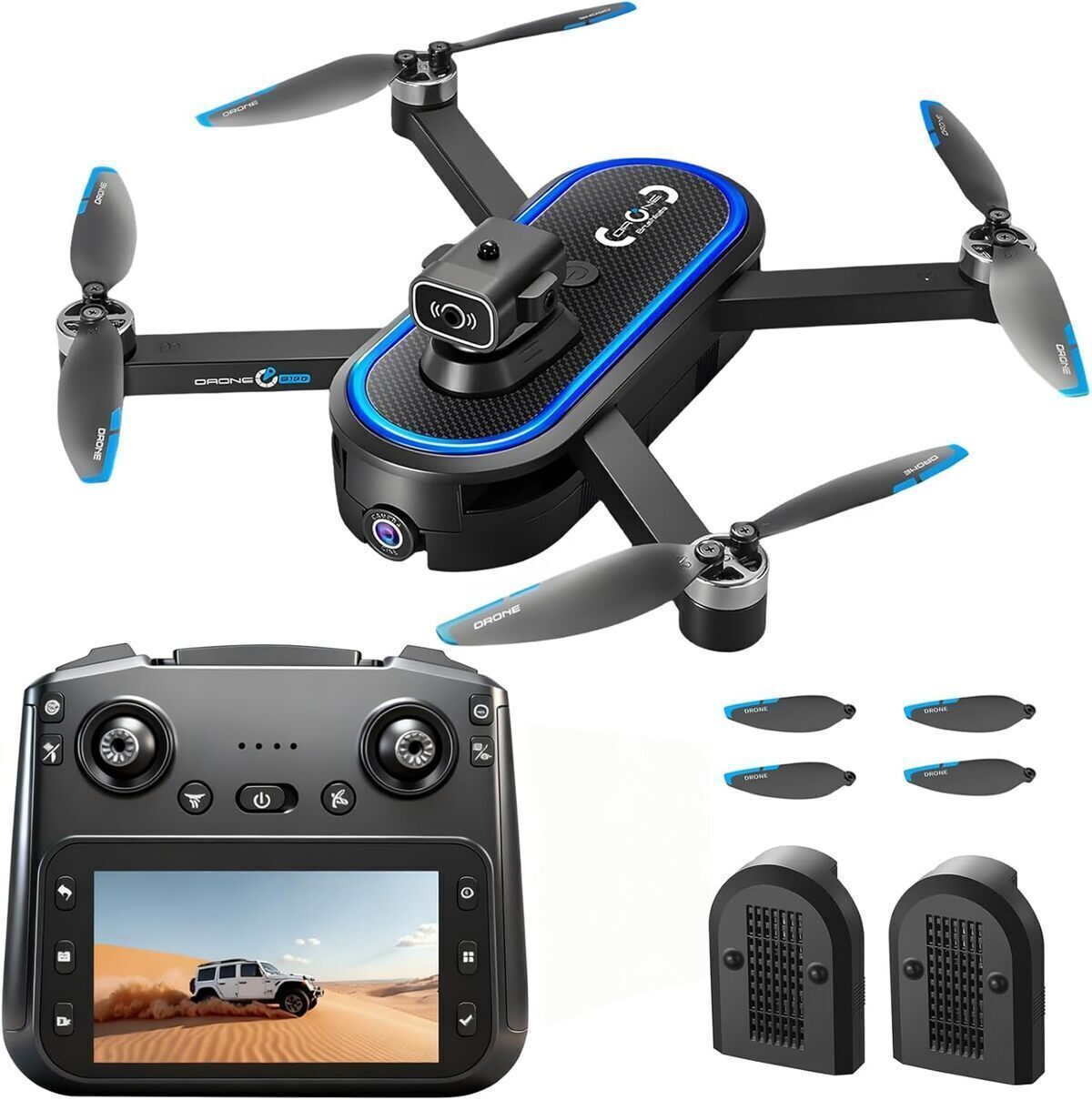 Test du drone caméra FPV avec écran LCD et moteur sans balais