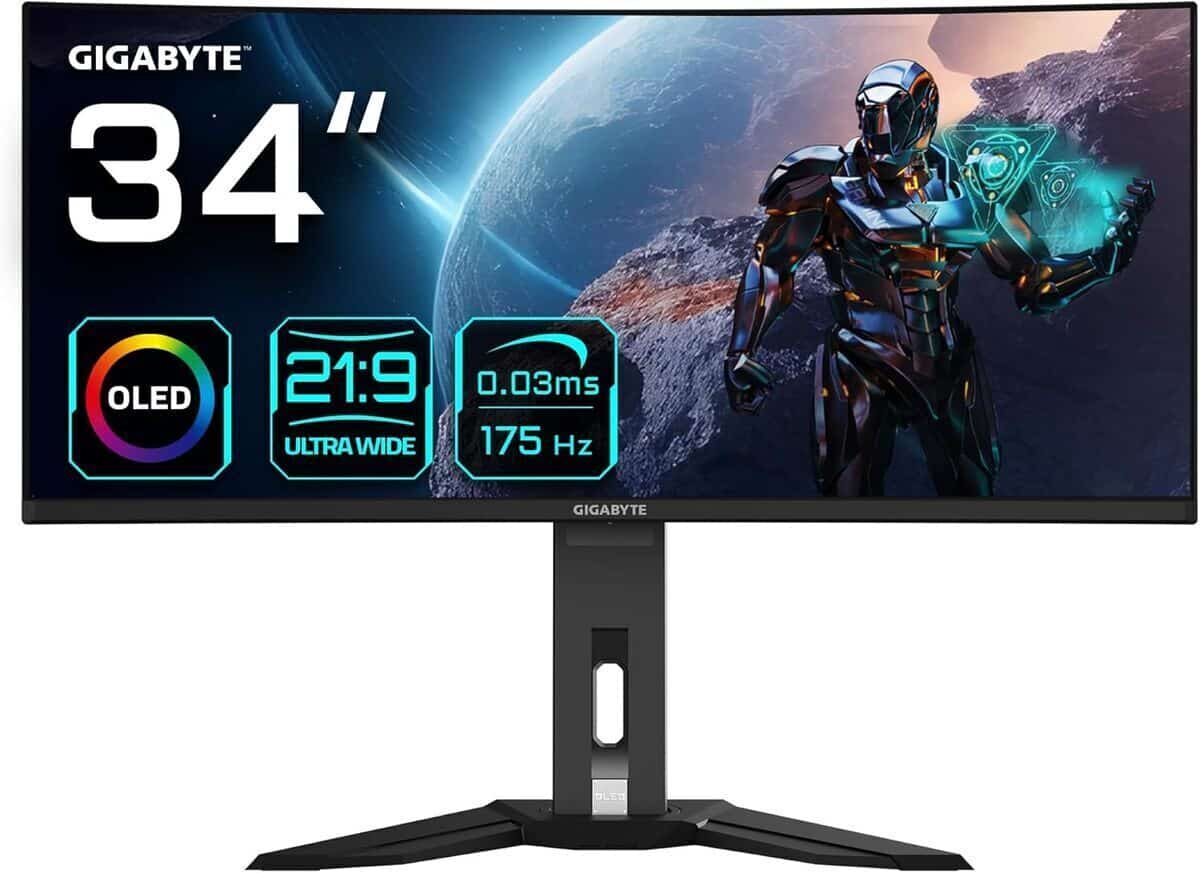 Test du moniteur de jeu courbé Gigabyte OLED MO34WQC 34" wqhd