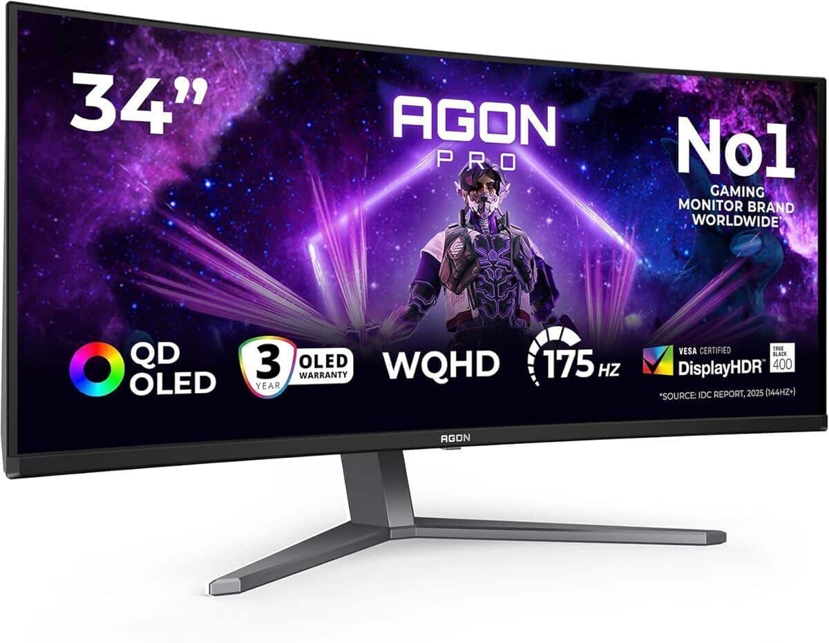Test du moniteur incurvé AOC AG346UCD : immersion et performances