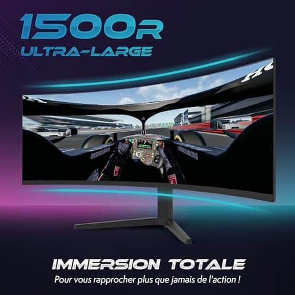 Découvrez notre test détaillé de l'écran gaming incurvé VIBOX 49 pouces 165Hz. Performances, qualité d'image et immersion : tous les détails pour bien choisir. 