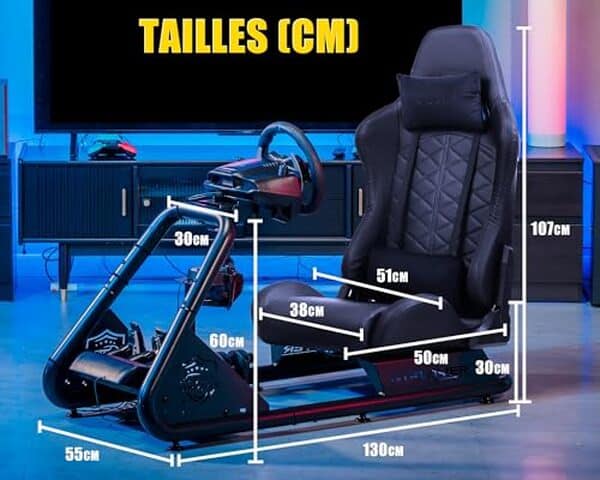 Découvrez notre test détaillé du siège de simulation GTPLAYER avec haut-parleurs intégrés : qualité de construction, confort, son et performance pour les gamers exigeants. 