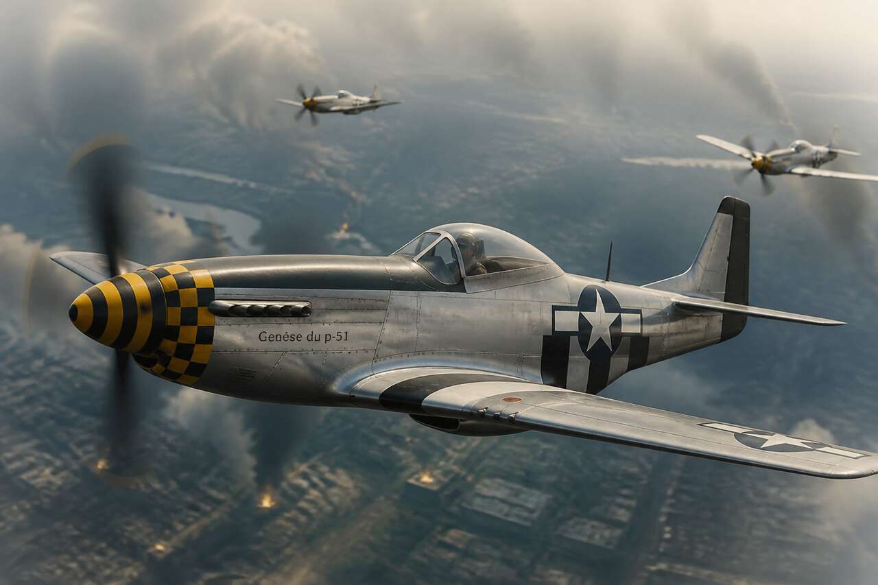 Gen&egrave;se du p-51 : un avion con&ccedil;u dans l&rsquo;urgence qui change de r&ocirc;le