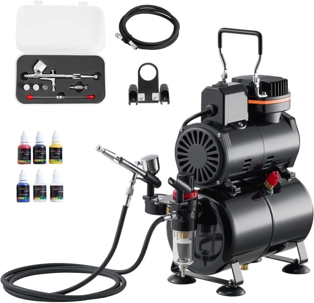 Test du kit aérographe Vevor : compresseur 1/6 HP pour pâtisserie et modélisme
