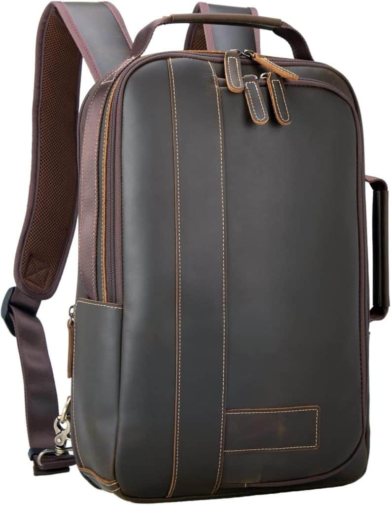 Test du sac à dos TIDING : cuir vintage et fonctionnalité pour pros