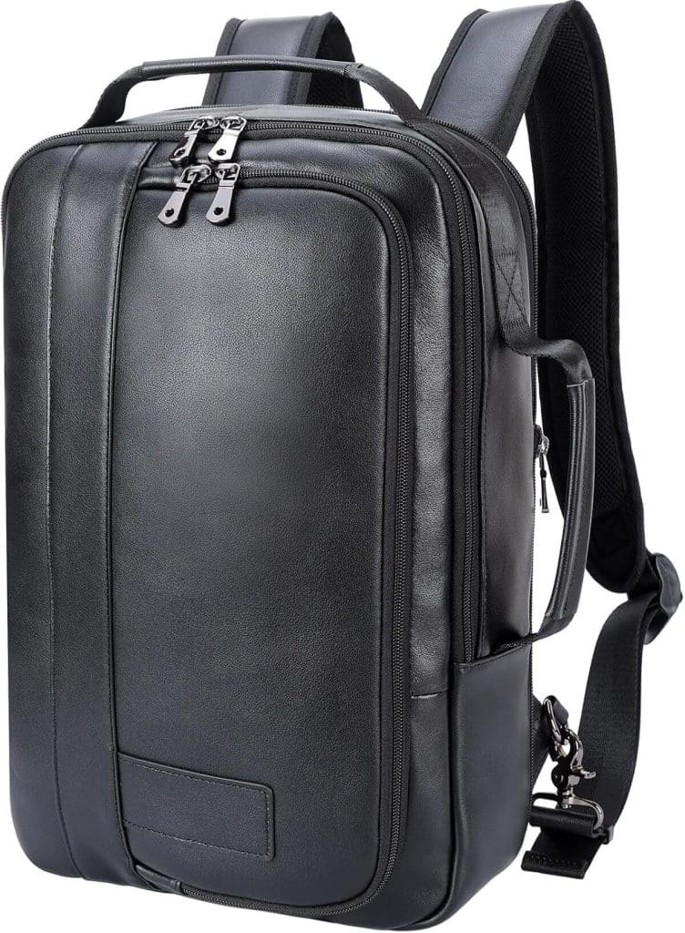 Test du sac à dos TIDING professionnel cuir 15, 6 pouces