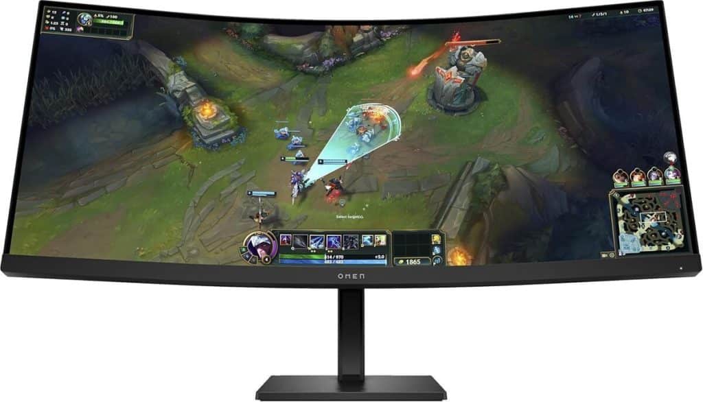 Test : écran gamer incurvé HP OMEN 34c G2 180 Hz