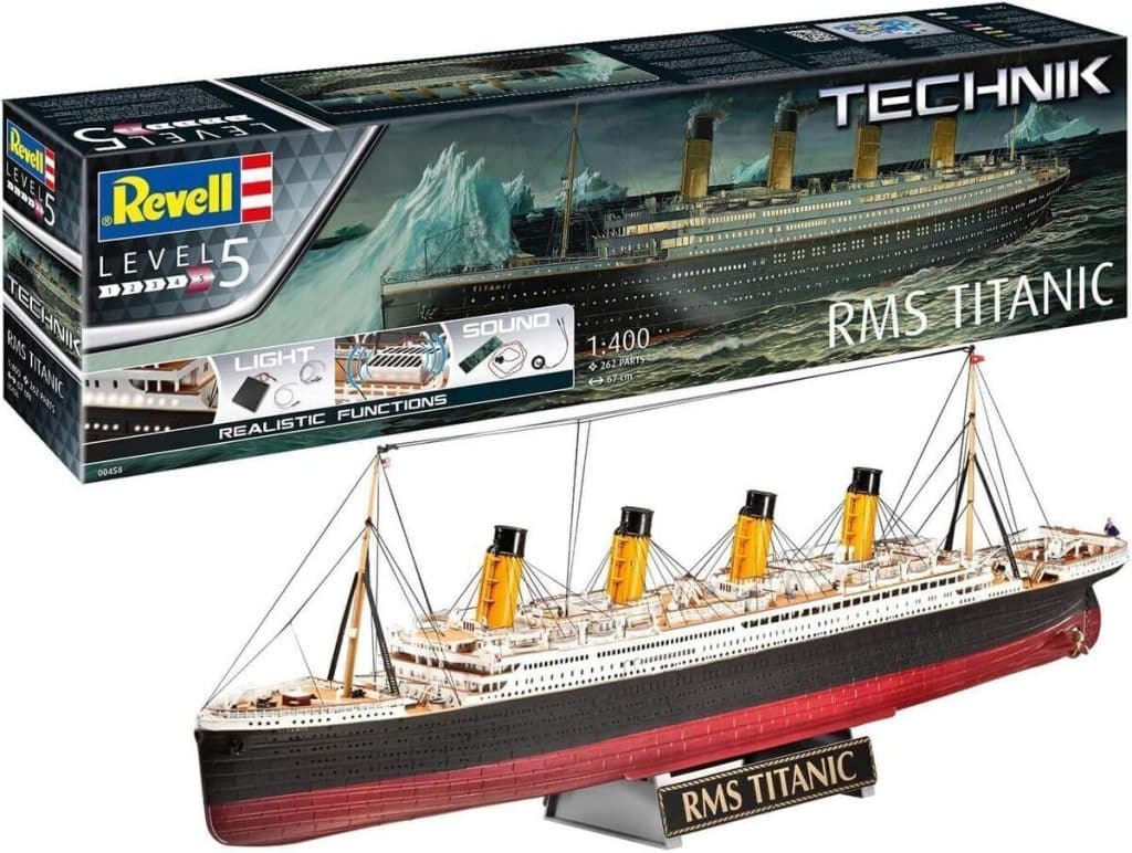 Test : maquette Revell Technik Titanic avec lumière et sons