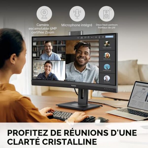 Découvrez notre avis complet sur l'écran incurvé ViewSonic VG3457CV 34 pouces ultra HD avec webcam. Performances, design et verdict final d'un moniteur ultra-large professionnel. 
