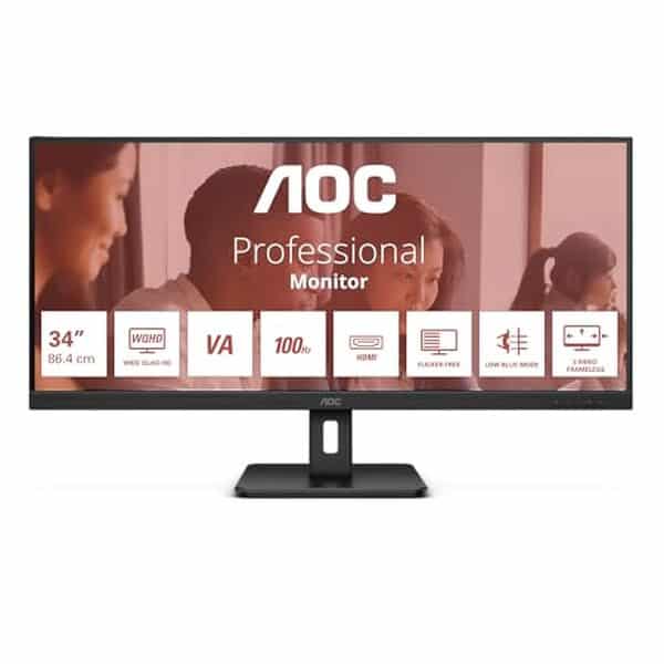 Découvrez notre test détaillé du moniteur aOC U34E2M : écran WQHD 34 pouces haute performance idéal pour le gaming et la productivité, avec fluidité et réactivité exceptionnelles. 