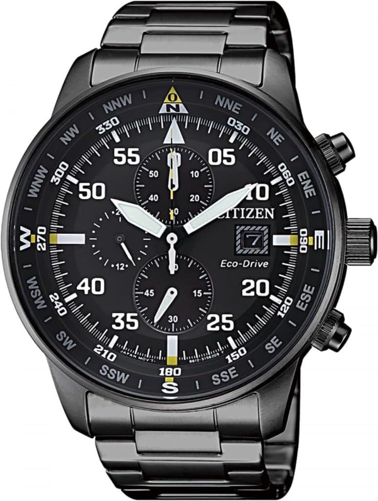 Test de la montre chronographe Citizen Aviator chrono CA0695-84E pour homme