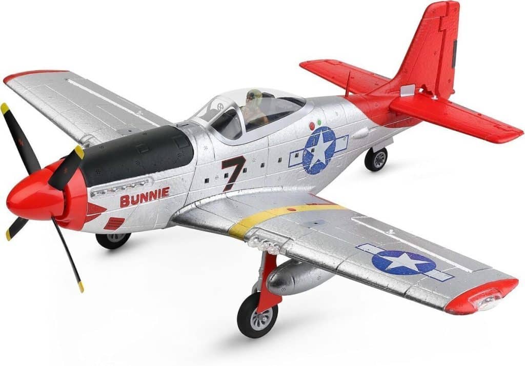 Test de l'AMXFlight P51 d'Amewi : avion télécommandé 4CH 3D/6G