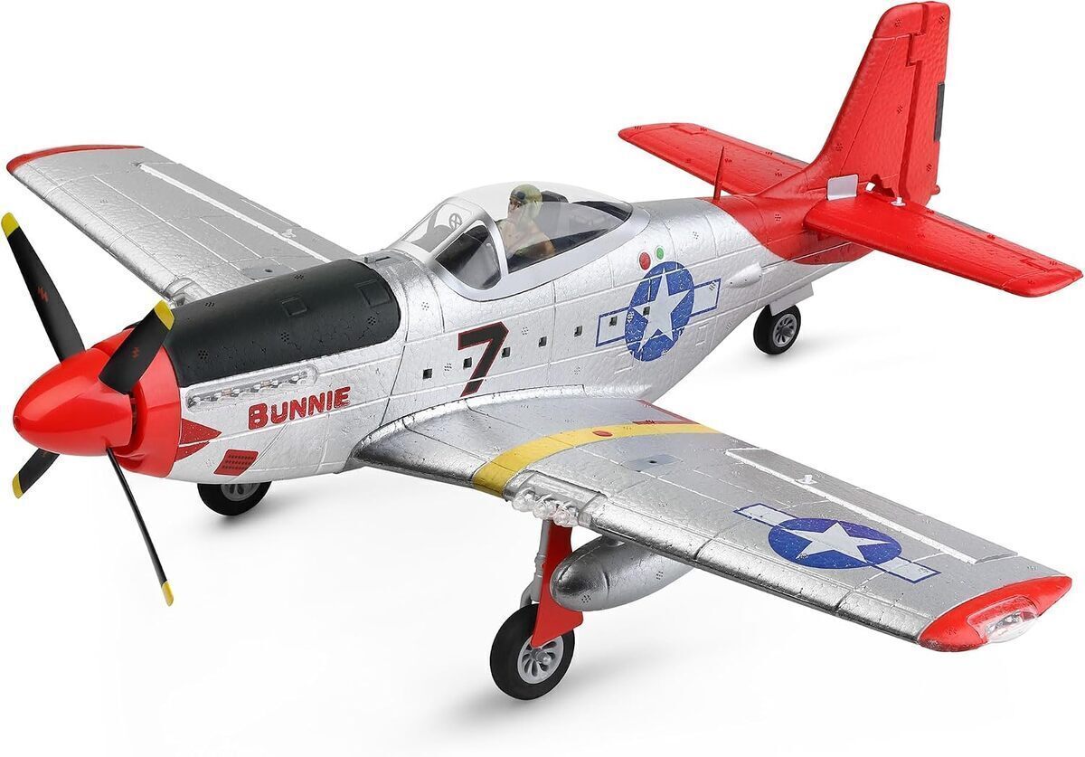 Test de l'AMXFlight P51 d'Amewi : avion télécommandé 4CH 3D/6G