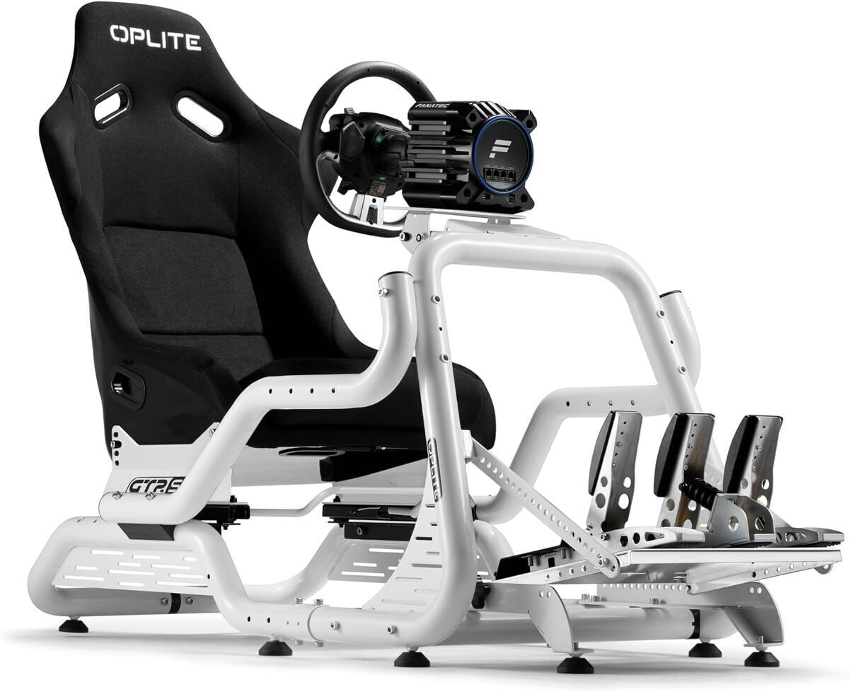 Test du cockpit de simulation Oplite GTR S8 Infinity Ultra White