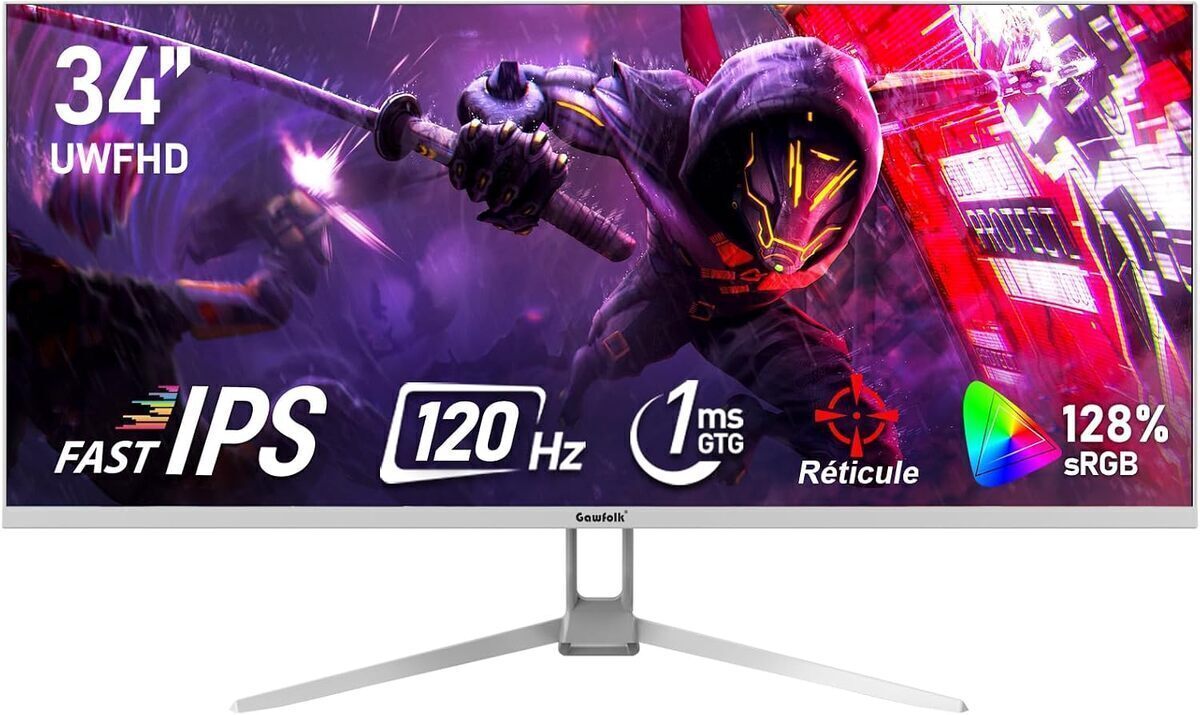 Test du moniteur Gawfolk 34 pouces : immersion et performance au rendez-vous