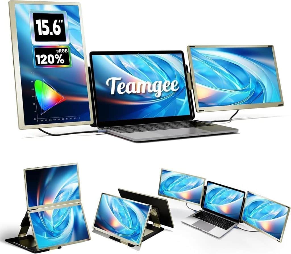 Test : écran portable Teamgee 15.6" triple moniteur fhd 1080p