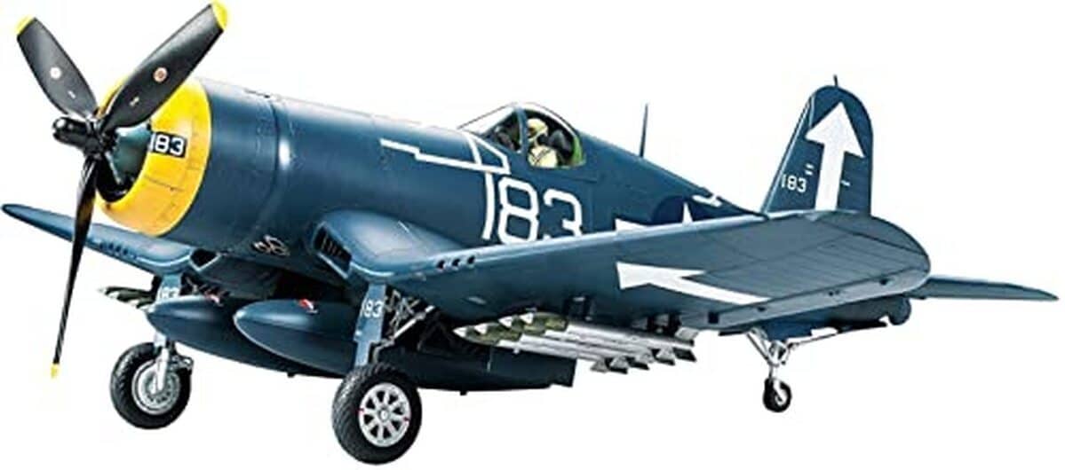 Test : maquette Tamiya Vought F4U-1D Corsair à l'échelle 1/32