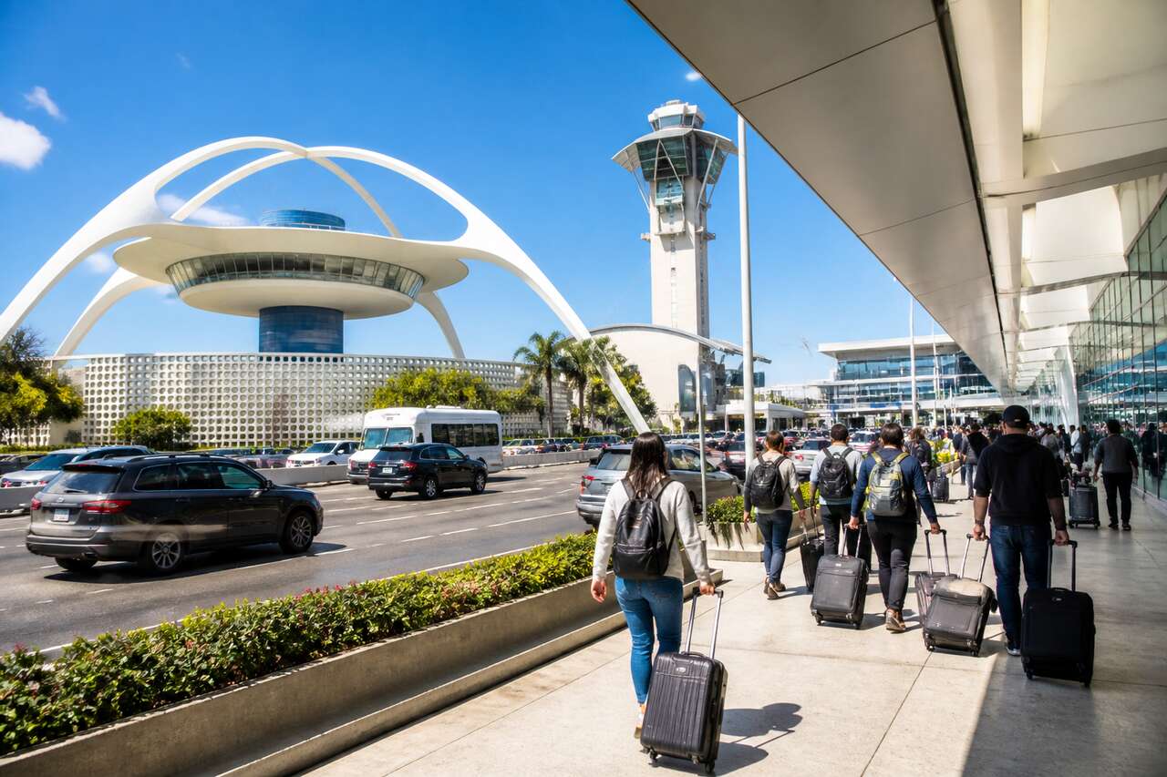 Comment Los Angeles International gère-t-il tant de passagers chaque jour ?