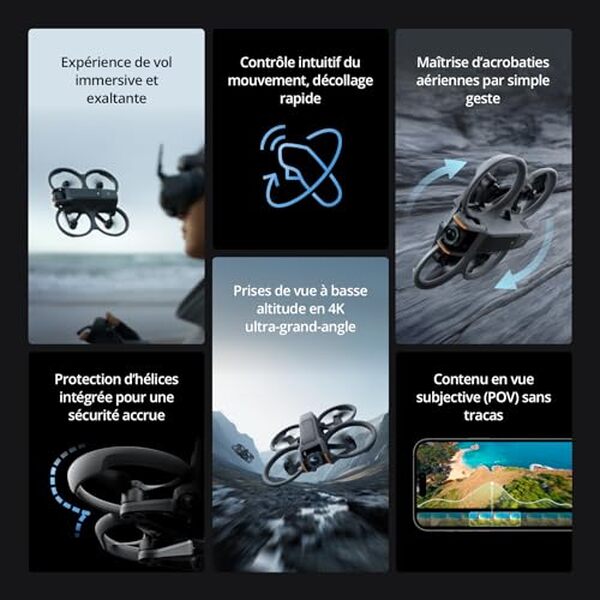 Découvrez notre avis complet sur le drone DJI Avata 2 : vidéo 4K immersive, contrôle de vol intuitif et performance exceptionnelle pour les pilotes de course FPV. 