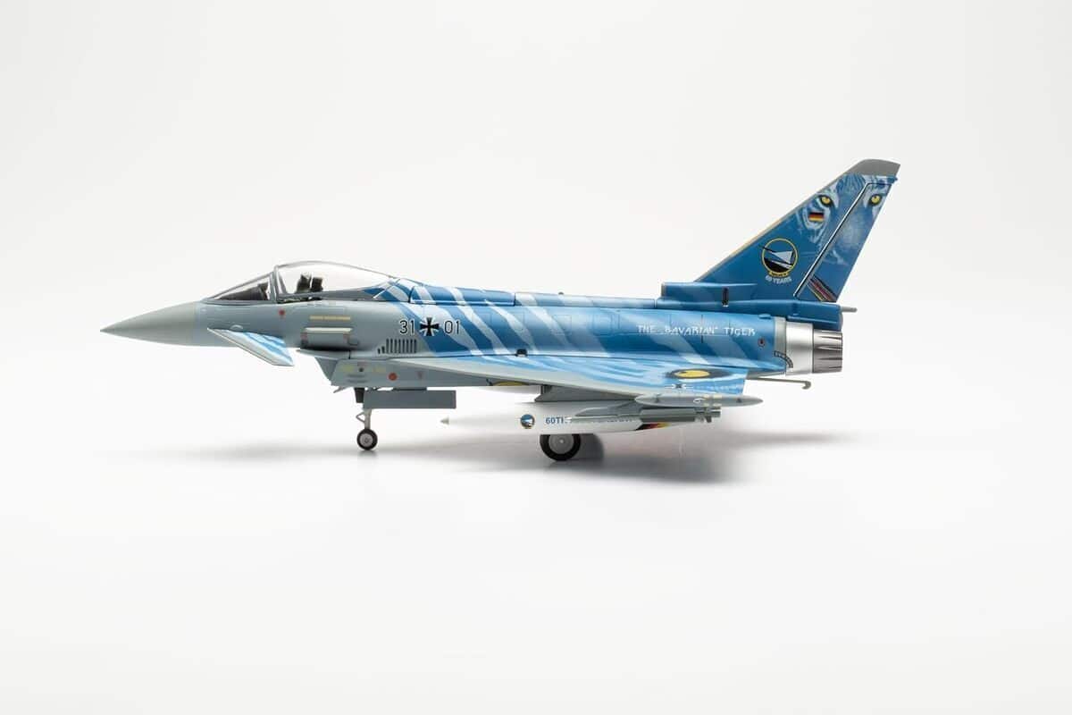 Avis : maquette Herpa Eurofighter Bavarian Tigers - pièce de collection à l'échelle 1/72