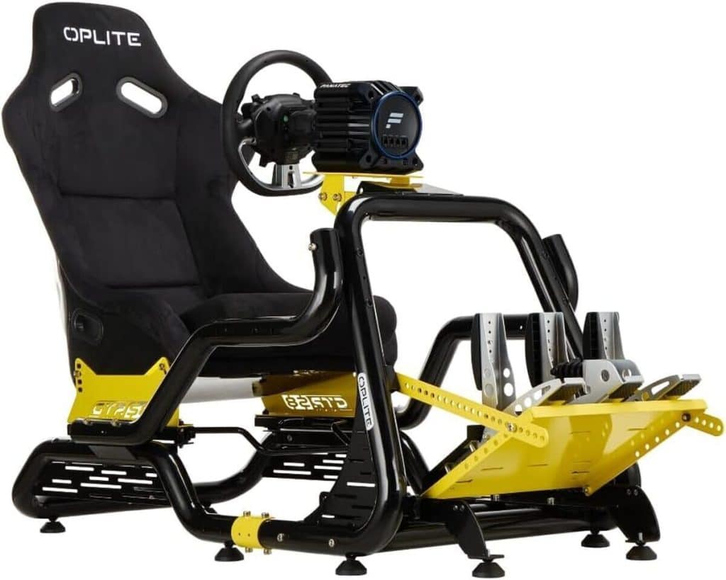 Test : cockpit OPLITE GTR S8 Elite Force yellow pour simracing et flightsim
