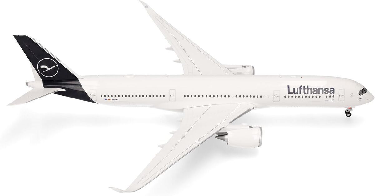 Test du modèle réduit Herpa Airbus A350-900 Leipzig, collection 1 : 200