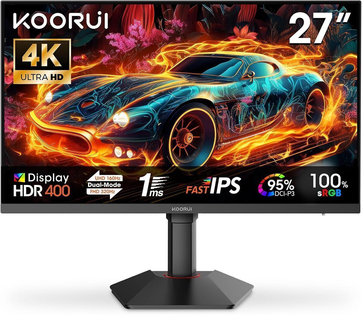 Test : écran gaming koorui G2741L 27 pouces 4K UHD 160Hz