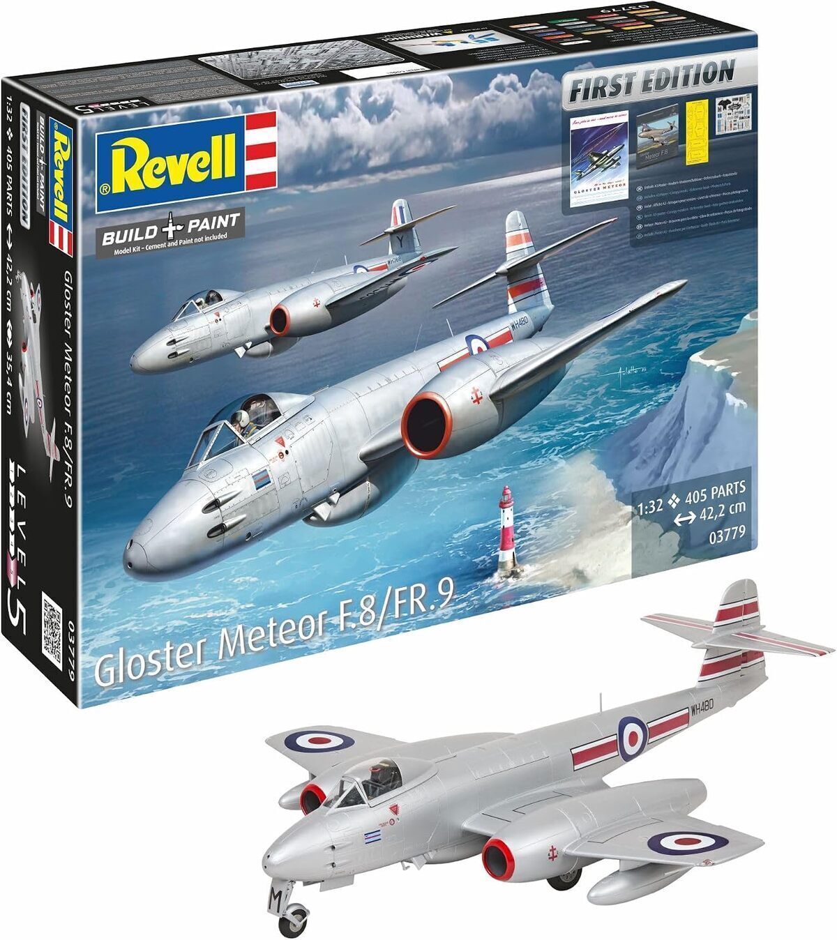 Test : maquette Revell Gloster Meteor F.8/FR.9 1/32