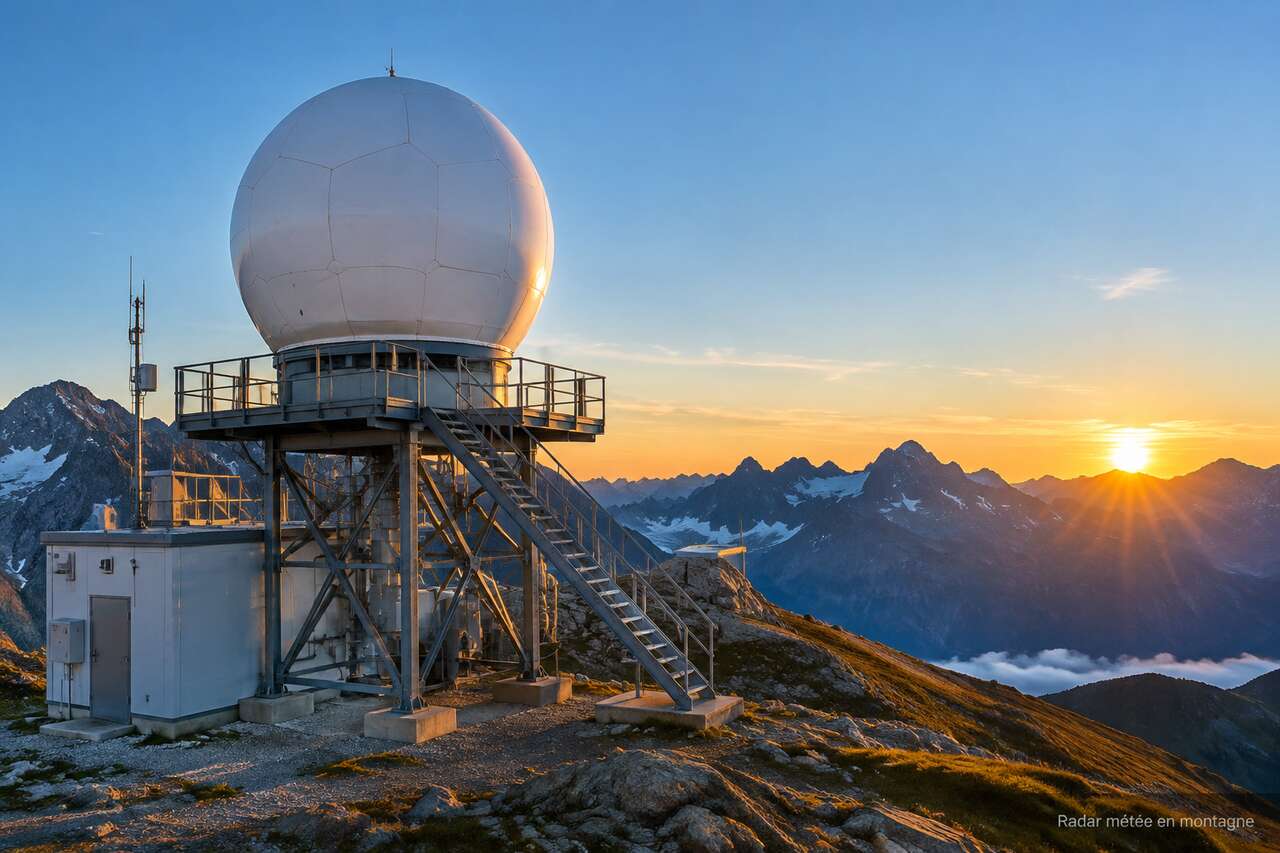 Radar m&eacute;t&eacute;o en montagne: ce qu&rsquo;il mesure, ce qu&rsquo;il rate, comment l&rsquo;interpr&eacute;ter