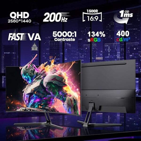 Découvrez notre test détaillé de l'écran gaming Amzfast AMZG27C1Q 27 pouces incurvé : performances, caractéristiques techniques et avis d'expert pour les gamers. 