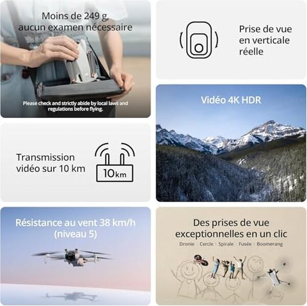 Découvrez notre test détaillé du drone DJI Mini 3 : performances, capacités vidéo et polyvalence pour les créateurs. Avis complet et honnête.